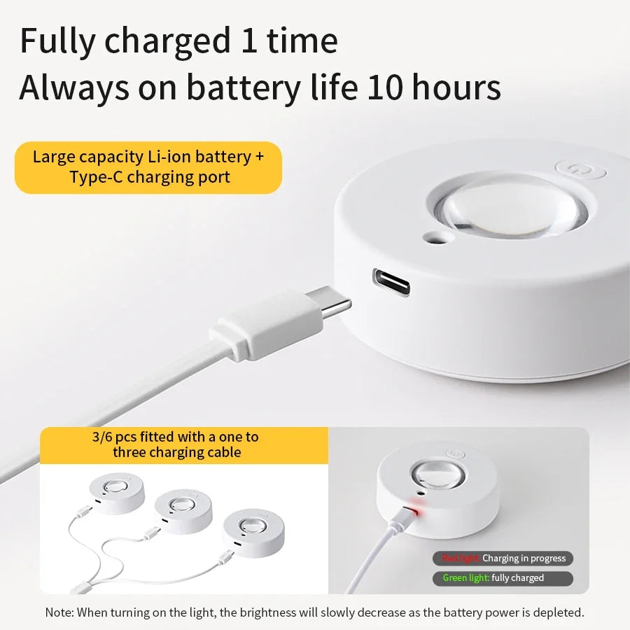 Norvo | LumiFlex LED Spotlight | Trådløs & Oppladbar | RGB & Varme Hvit | Med Fjernkontroll