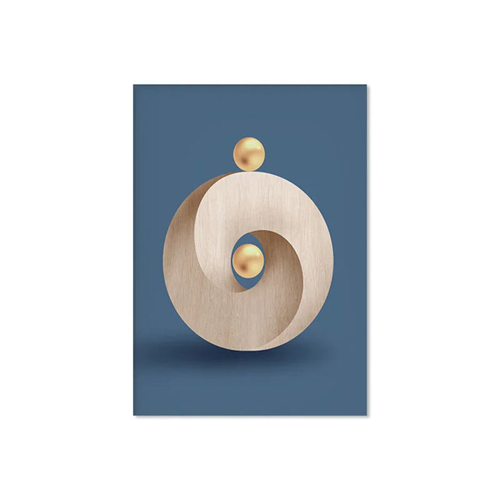 Modern Aesthetic Abstract Geometry Wall Art Fine Art Canvas Prints Posters Pictures For Modern Apartment Living Room Light Luxury Home Decor | Skanto