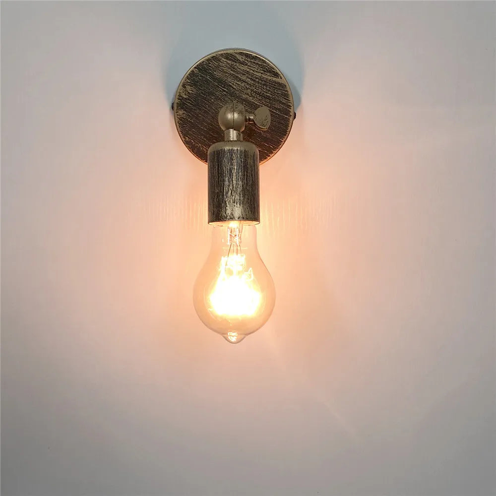 IndustrialGlow - Justerbar Retro Veggbelysning Skanto