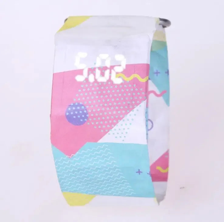 Skanto | Trendy Wrap Digital Paper Watch