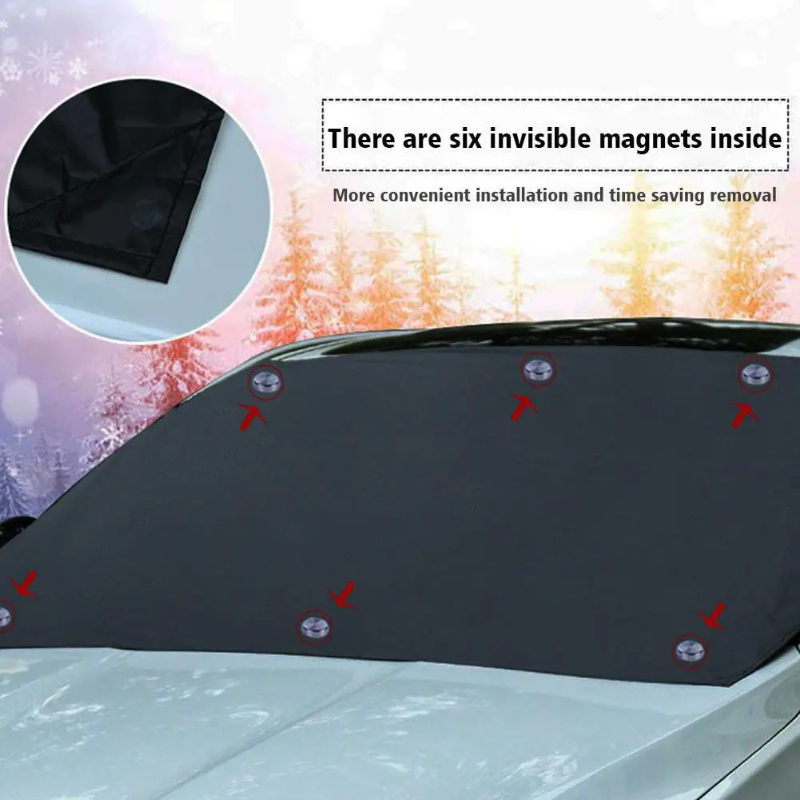 Skanto | AllWeather Shield – Magnetisk Vindskjerm Beskytter for Bil, Anti-Frost & UV