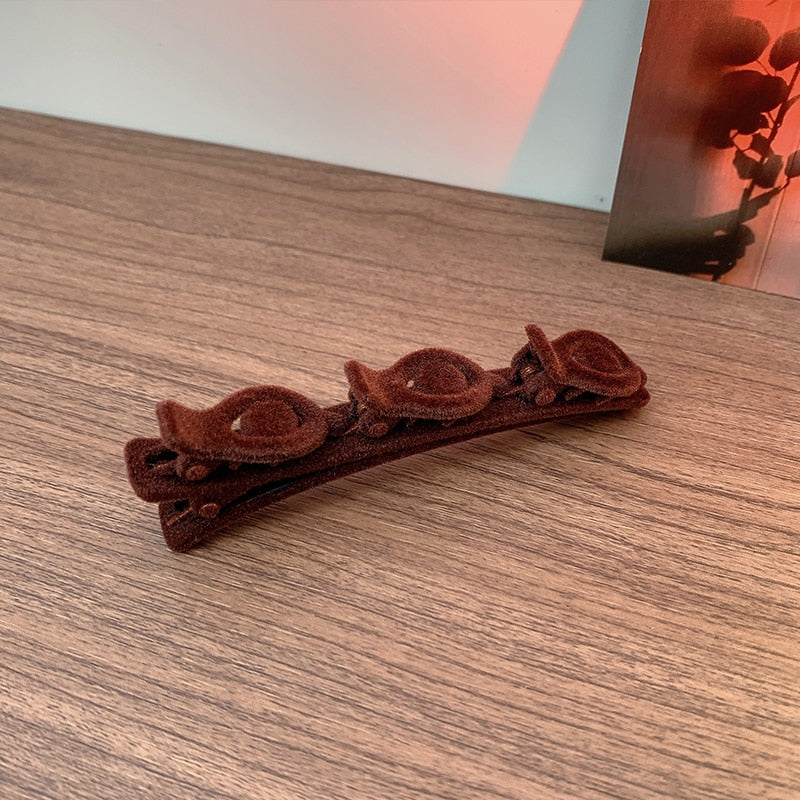 Norvo | Flettet Rask Styling 3-Lags Klemme Hårpinne