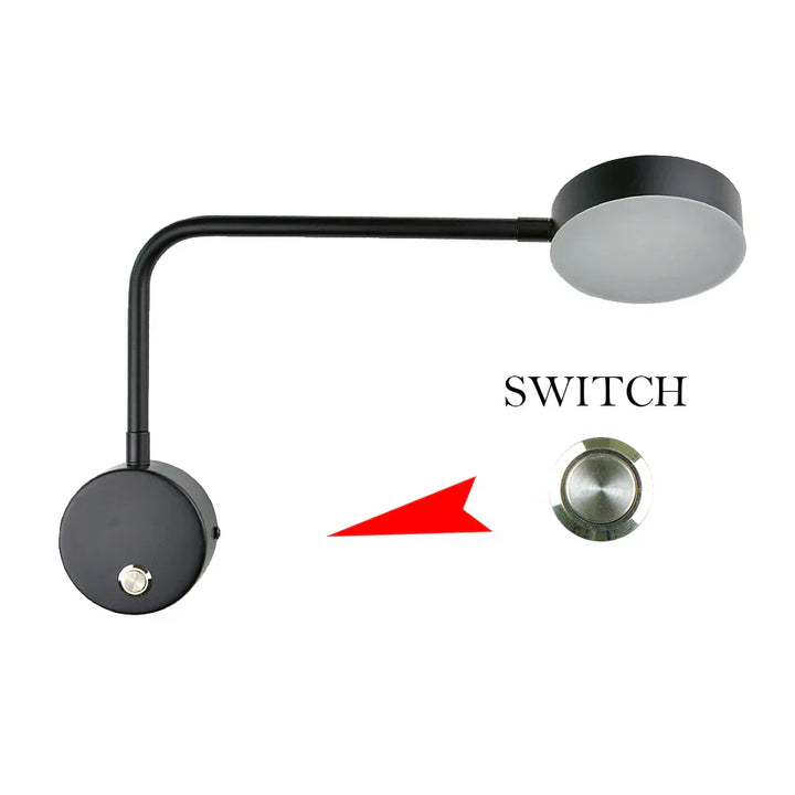 NordicGlow - Justerbar LED Vegglampe for Moderne Interiør Skanto