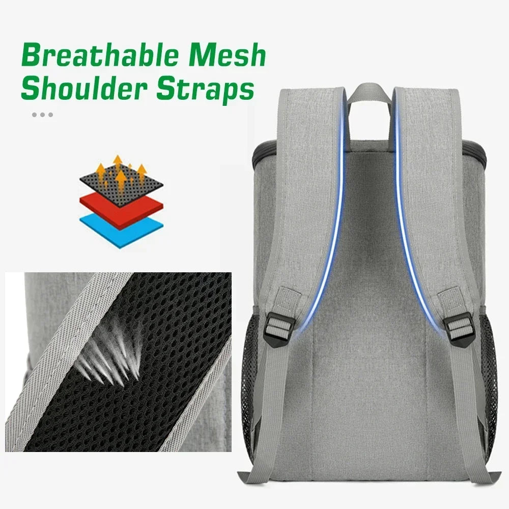 Skanto | FrostoPak Kjøleryggsekk 30L | Lekkasjefri & Isolert | For Camping, Fotturer & Pikniker | Oxford Stoff