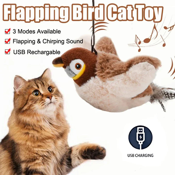 Skanto | Flapping Bird Interaktivt Katt leketøy