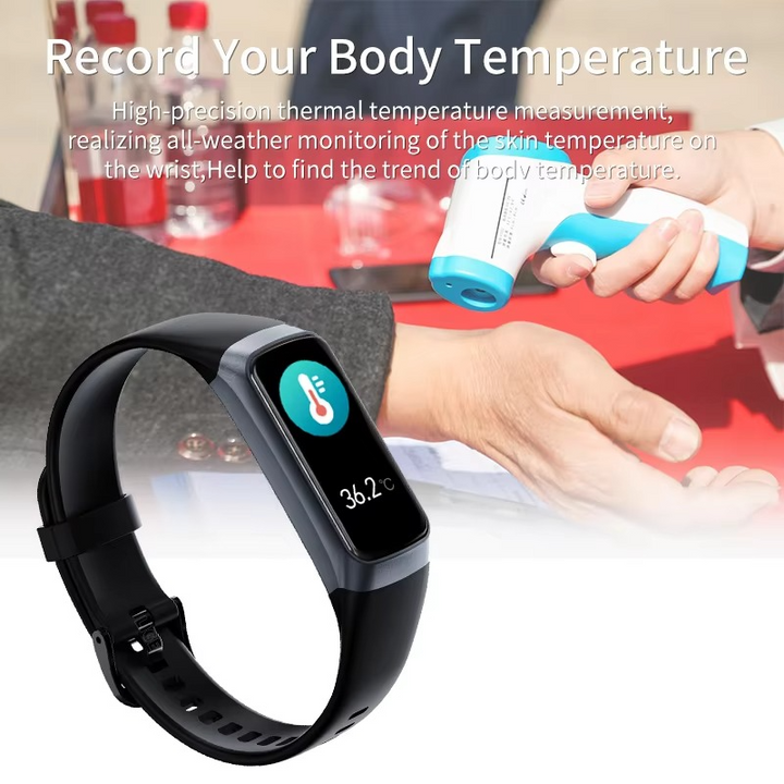 Skanto | Smart Fitnessklokke for menn og kvinner med vanntett design og helsesporing