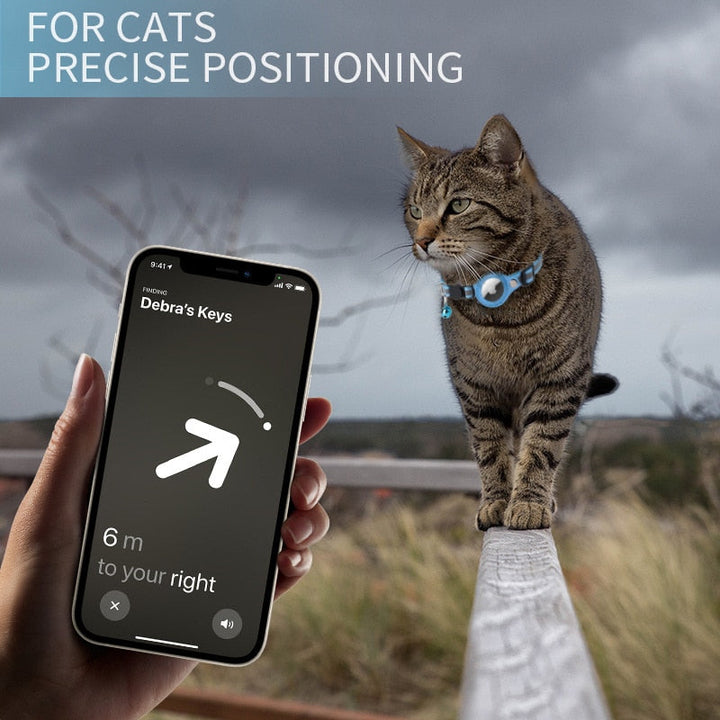 AirTag Kat Sporingskrage - GPS Finder & Anti-Tap