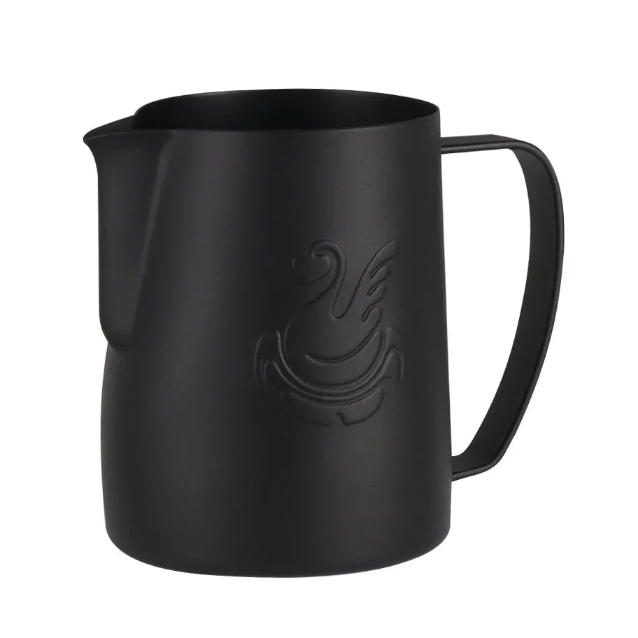 Skanto | 600ml rustfritt stål kaffekanne melkeskummer kopp kremfremstiller espresso latte kunst verktøy elegant svane