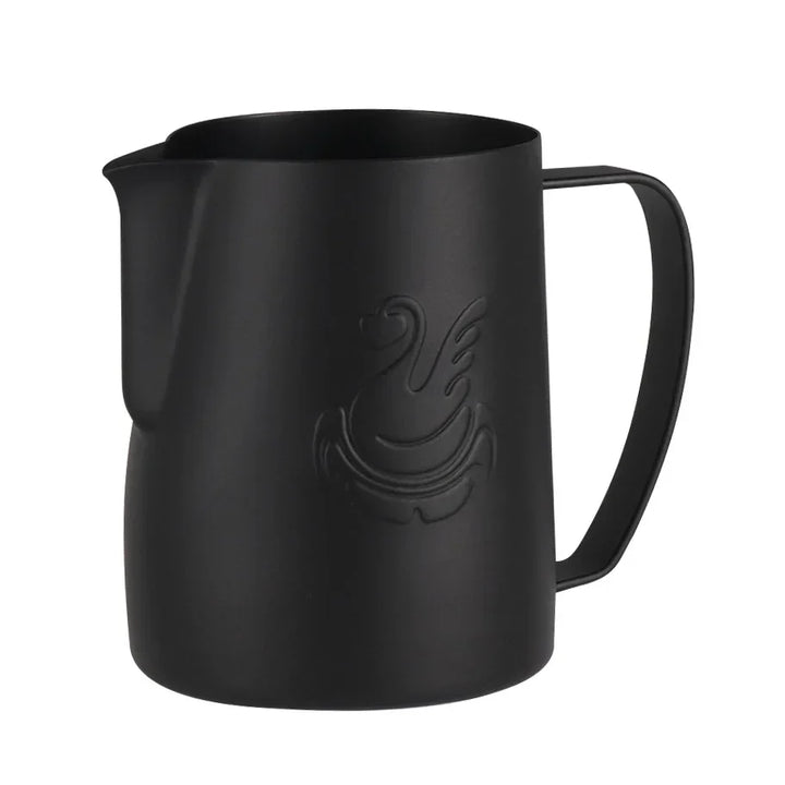 Skanto | 600ml rustfritt stål kaffekanne melkeskummer kopp kremfremstiller espresso latte kunst verktøy elegant svane
