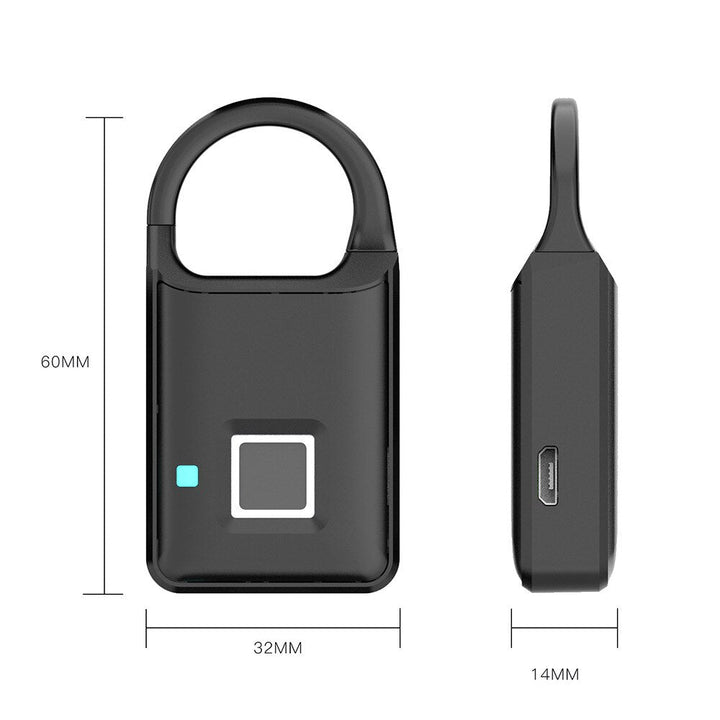 Touch Guard Smart Fingeravtrykk Vanntett Sikre Lås | Skanto