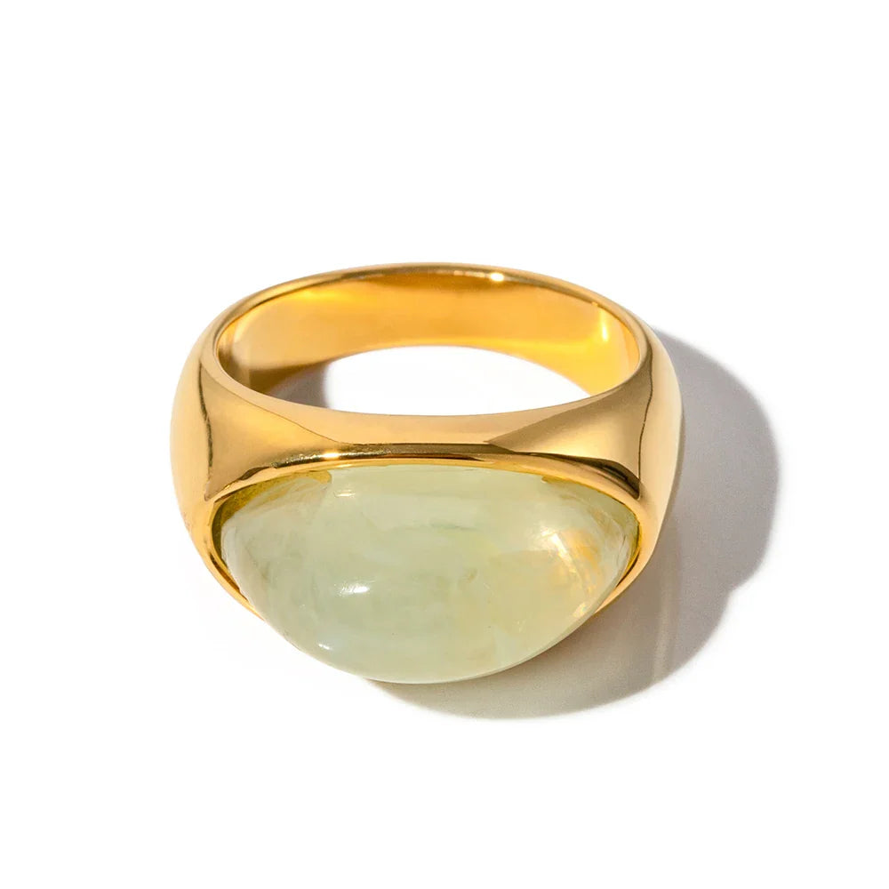 Skanto | Chunky Oval Stone Set Ring