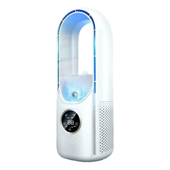 Skanto | Bærbar USB Elektrisk Bladeless Kjølevifte, Mini Skrivebords Air Conditioner