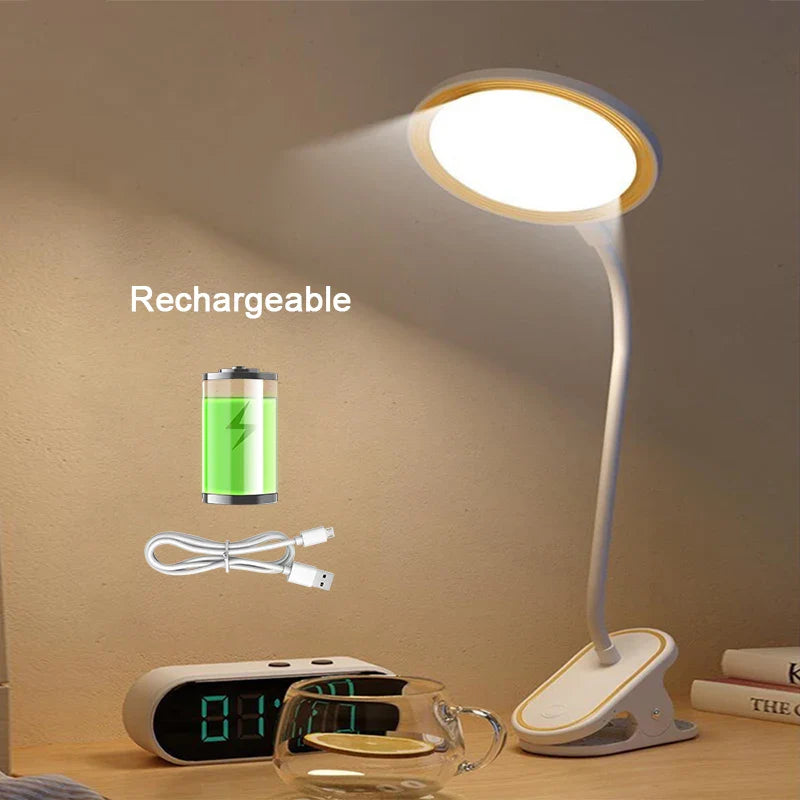 Skanto | Lunivo LED Touch Bordlampe | Med Batteri & Naturlig Lys | 4000K Fargetemperatur | Moderne Design Laget av Plast