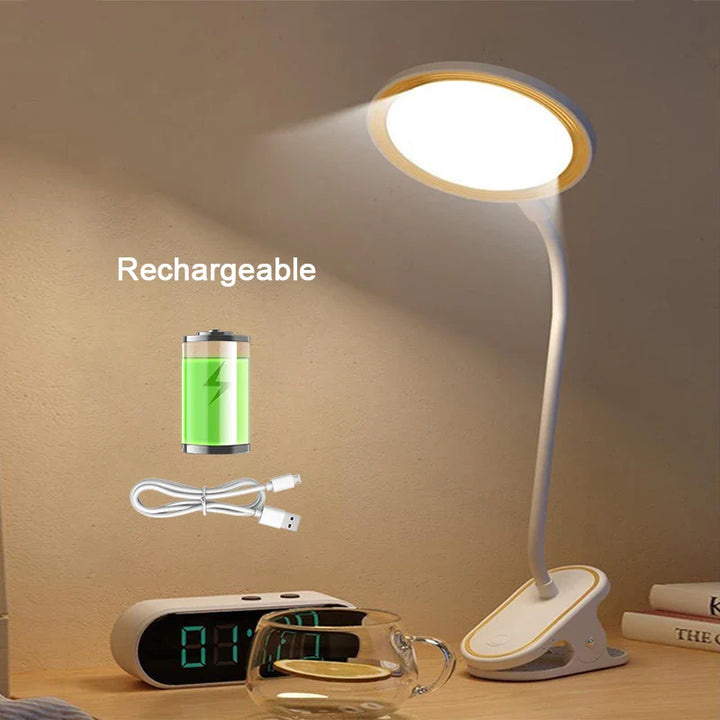 Skanto | Lunivo LED Touch Bordlampe | Med Batteri & Naturlig Lys | 4000K Fargetemperatur | Moderne Design Laget av Plast