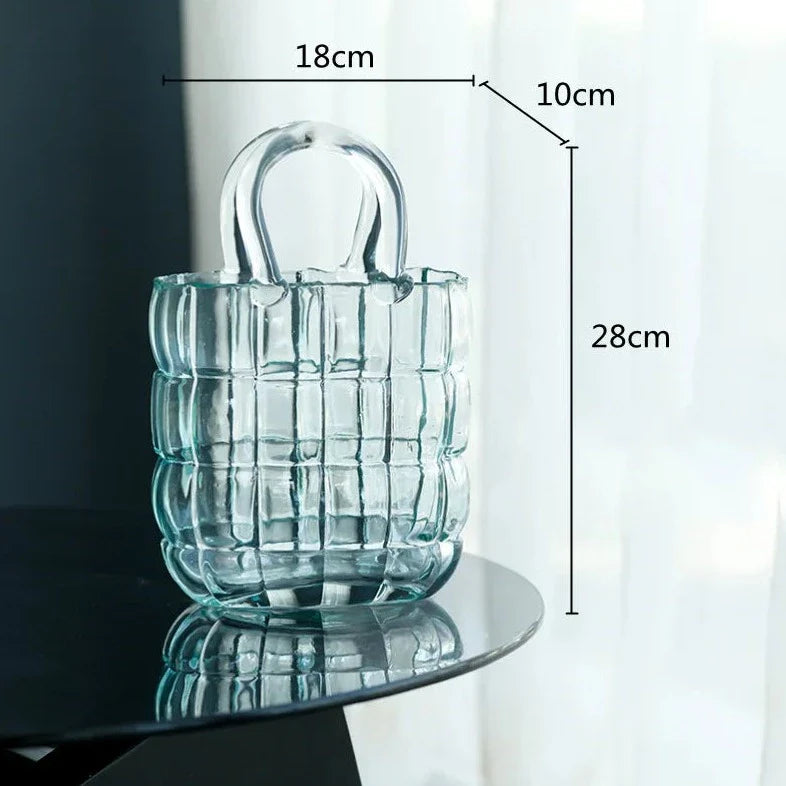 Glass Bag Vase | Skanto