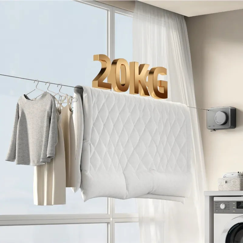 Telescopic InvisiSkantoe Space-Saving Clothesline | Skanto