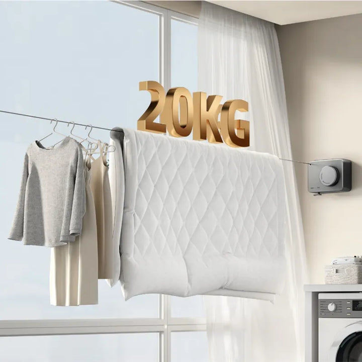 Telescopic InvisiSkantoe Space-Saving Clothesline | Skanto