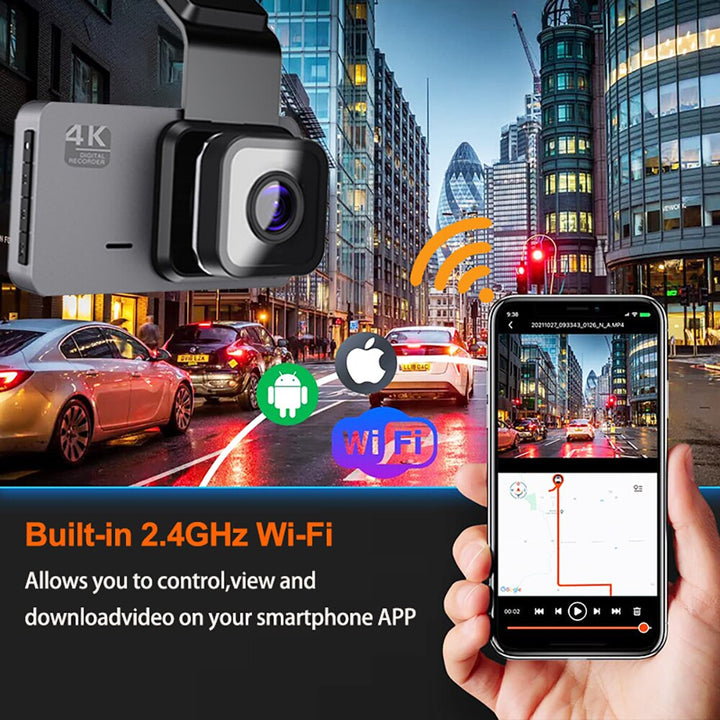 Skanto | Trygg Kjøring Bil Dash Cam Parkeringsovervåkning