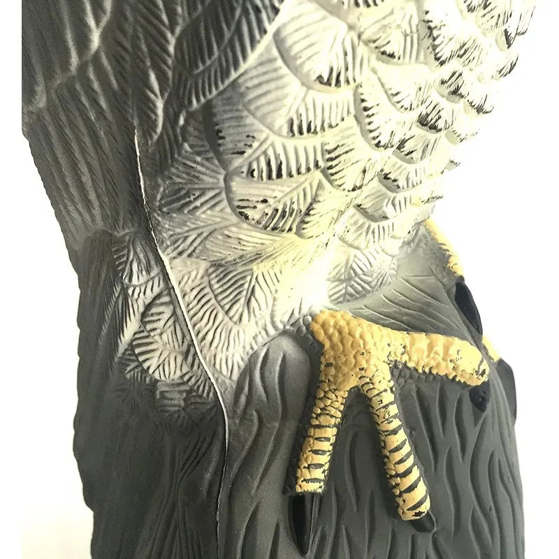 Norvo | Falcono BirdGuard Fugleskremme Rovfugl Decorativ Figur | Realistisk Ørn Lokkefugl Laget av Plast | For Hage & Balkong