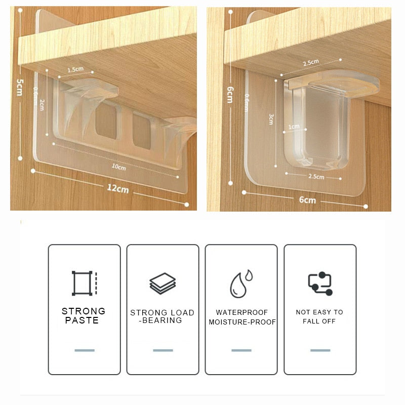 Selvheftende Closet Wizard Hylle Støtte Bracket | Skanto