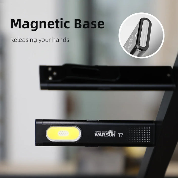 Skanto | Magnetisk LED Nøkkelring Lommelykt