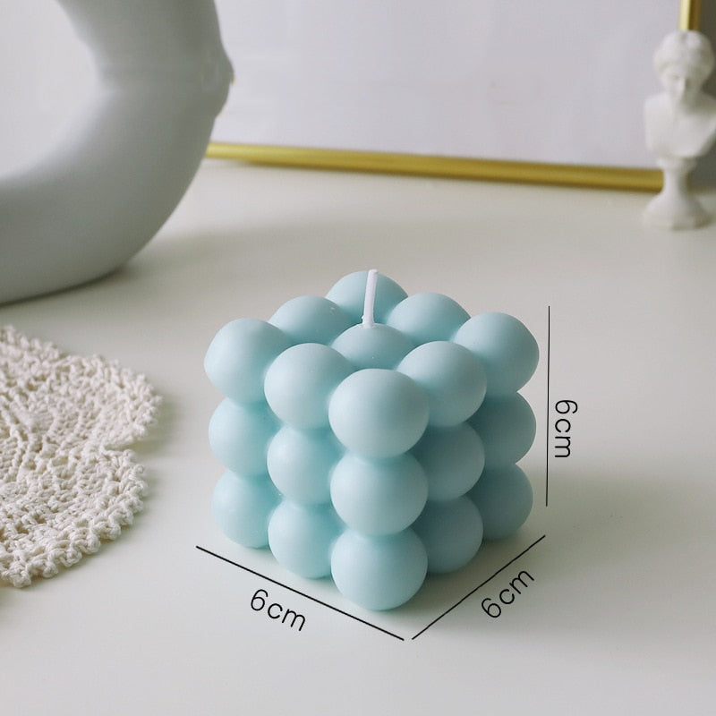 BubbleGlow Stearinlys - Trendy Stearinlys for Ditt Interiør Skanto