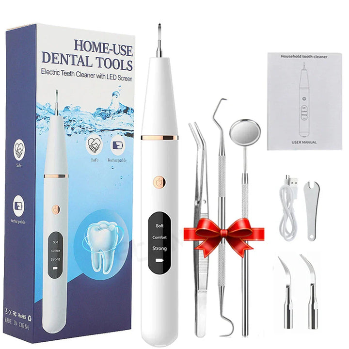 Skanto | SmilePro Ultrasonic Tannstein Rensesystem – Effektiv Plakkfjerner for Hjemmet