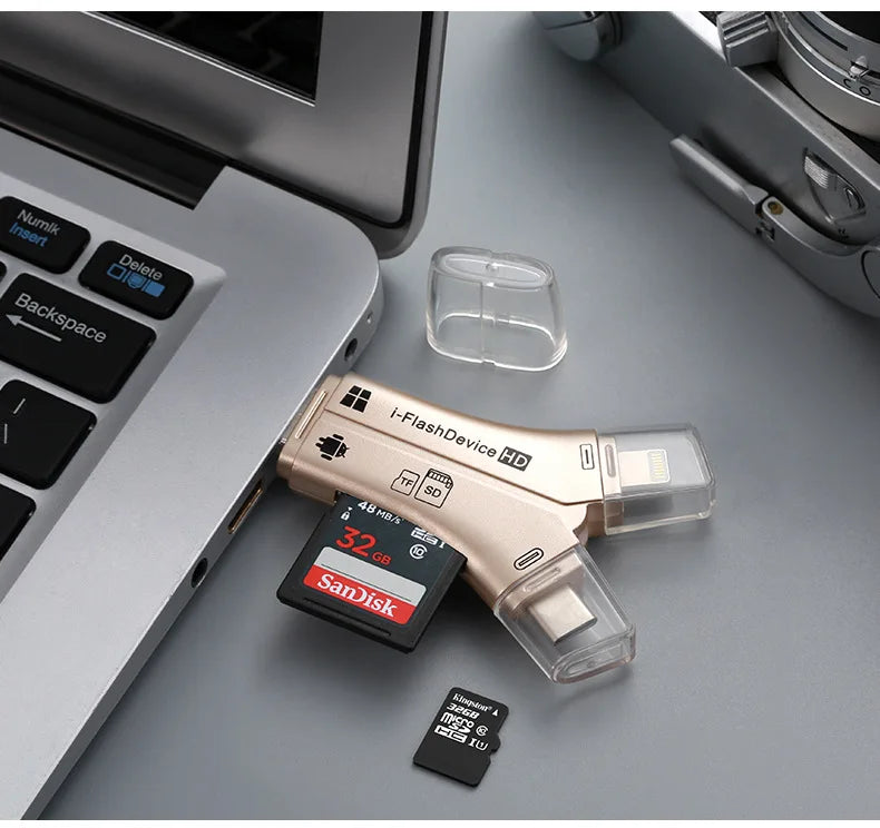 Skanto | 4 I 1 Flash Drive Kortleser