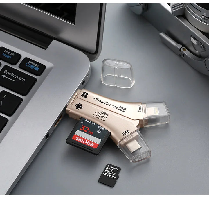 Skanto | 4 I 1 Flash Drive Kortleser