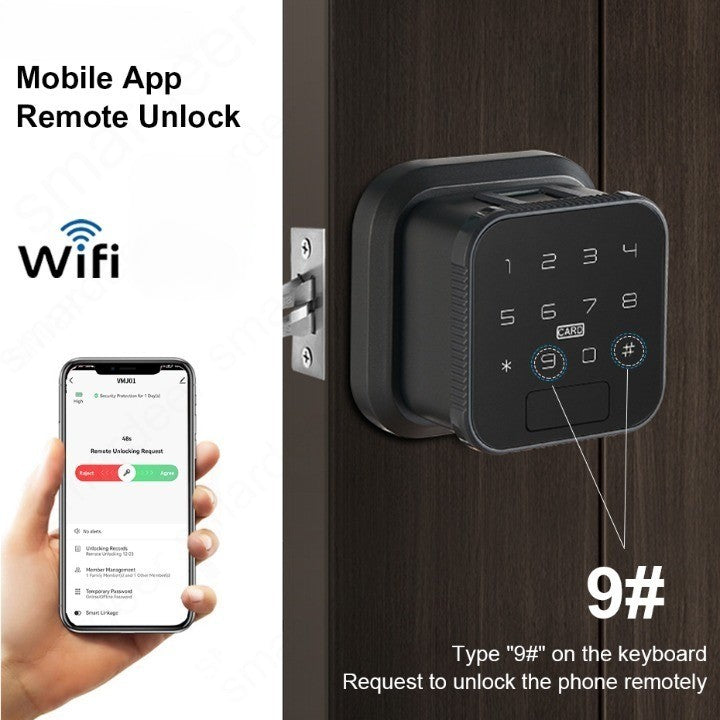 Skanto | Nøkkelfri Smart Wifi Elektronisk Fingeravtrykk Lås