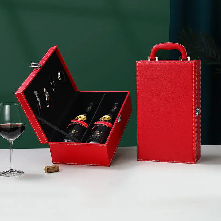 Skanto | Luksus Vin Kasse - Stilige Oppbevaring for Vin og Tilbehør