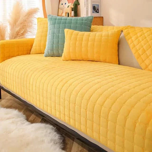 Skanto | VelvetCozy - Plush velvet anti-slip sofa cover for added elegance and comfort