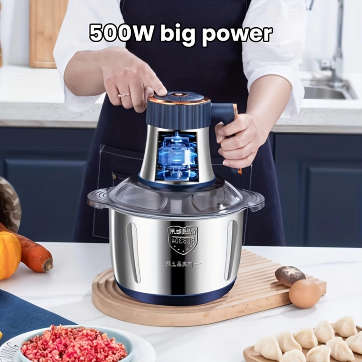Skanto | 5-quart 6-second electric meat grinder with 5-speed control and stainless steel blades