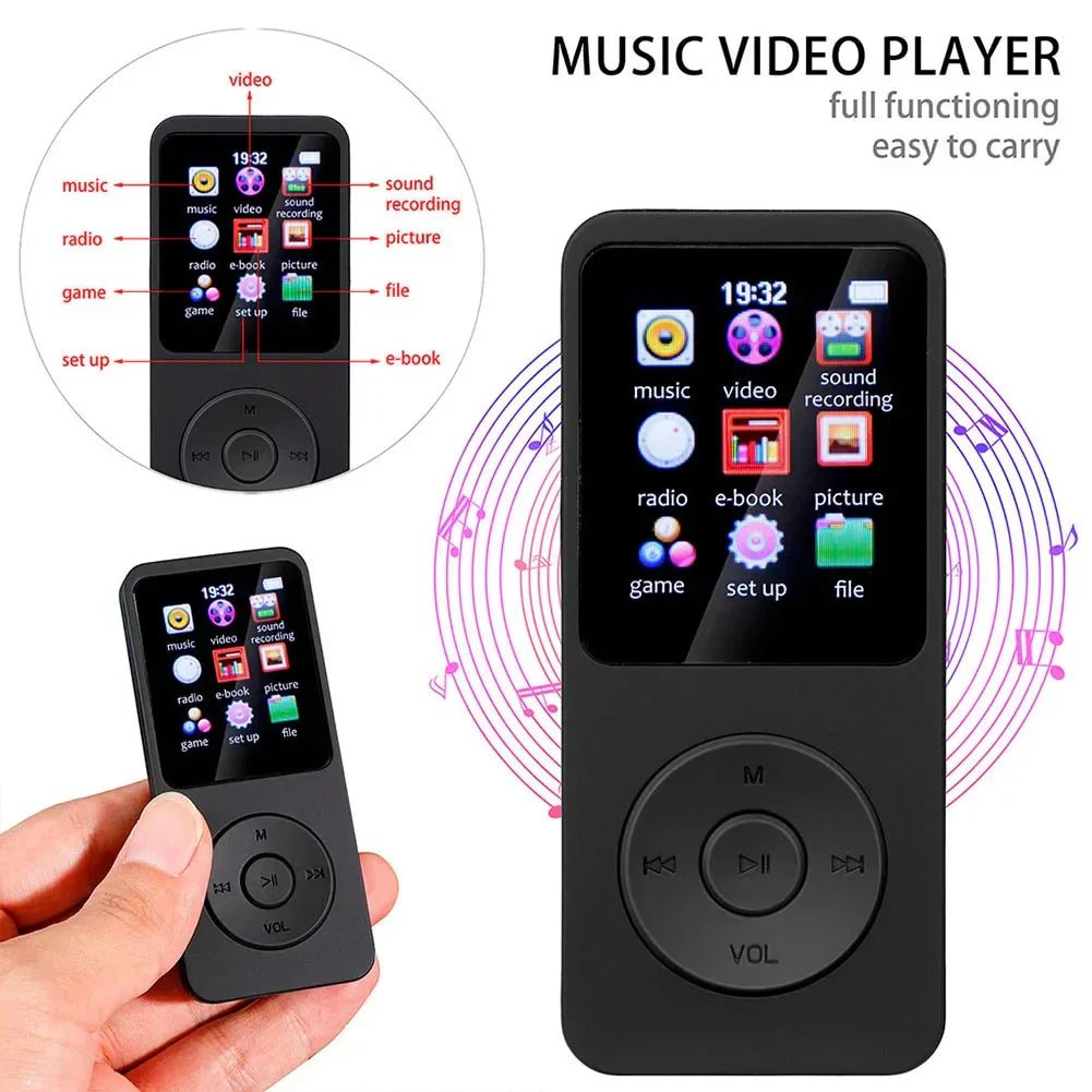 MP3-spiller – Kabelloser HiFi-Audio med Bluetooth og multifunksjonaler Medienunterstützung