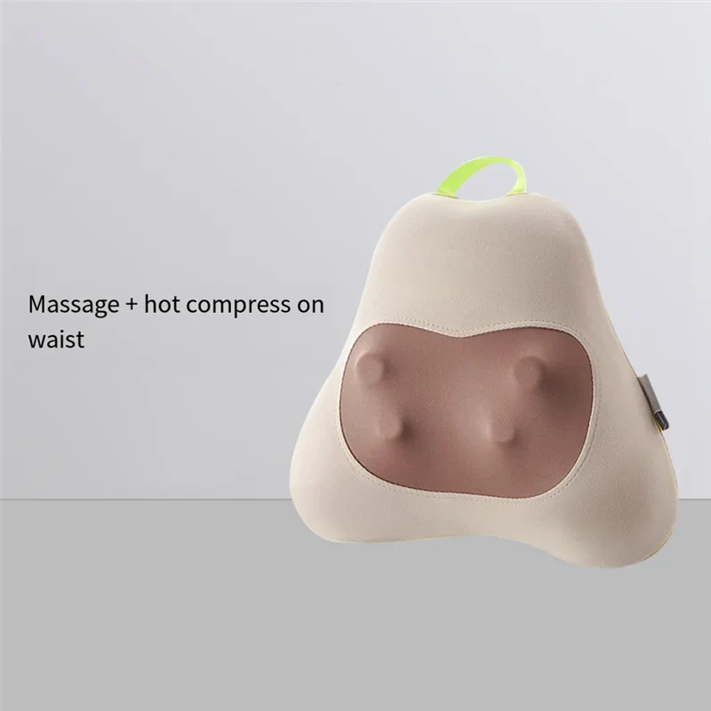 Ergonomisk Ryggstøtte Varme Vibrasjonsmassasjeapparat | Skanto