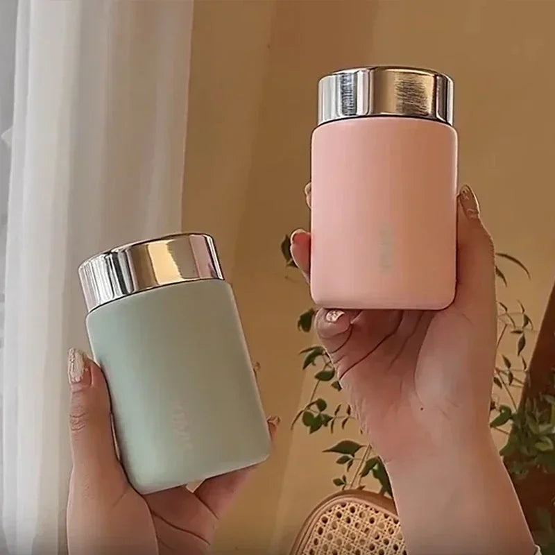 Skanto | 230ml Mini 316 Rustfritt Stål Bærbar Termos - Pocket Vakuumflaske