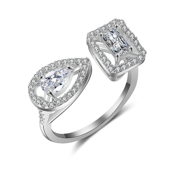 Skanto | Vanndrop Zircon Chic Justerbar Ring