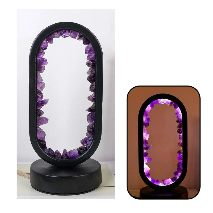 Améthystique – Elegant Naturlig Krystallbelysning Skanto