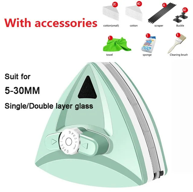 Magnetisk Dobbeltsidig Justerbar Vindusrenser Gadget | Skanto