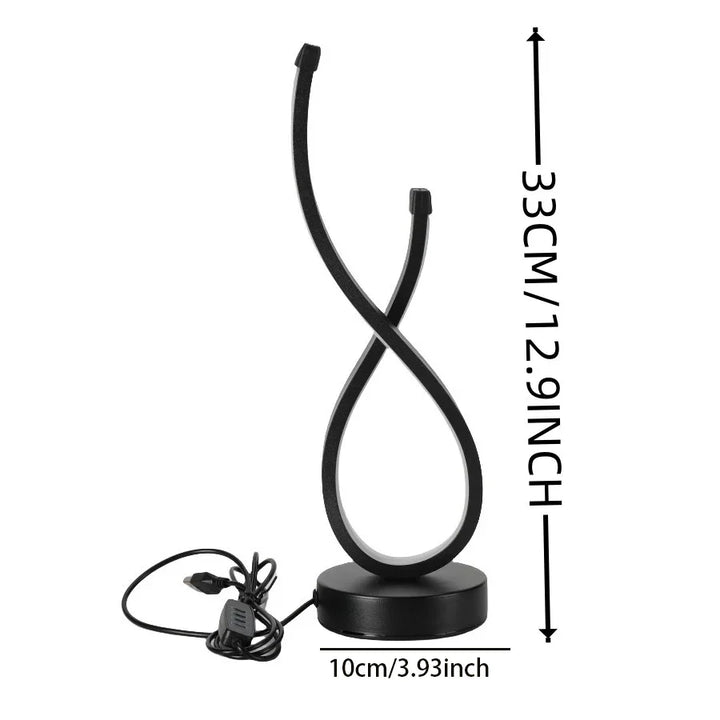 Skanto | Lumoara LED Bordlampe | Dimmbar | 3 Lysfarger | Moderne Design