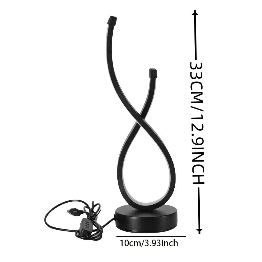Skanto | Lumoara LED bordlampe | Dimmbar | 3 lysefarger | Moderne design