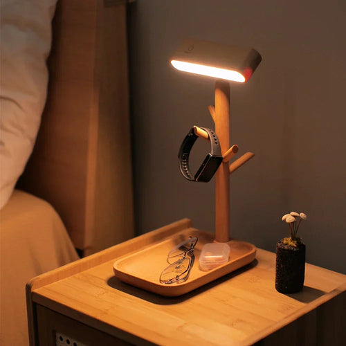 Skanto | Elegant dimbar bordlampe med lagringsplass