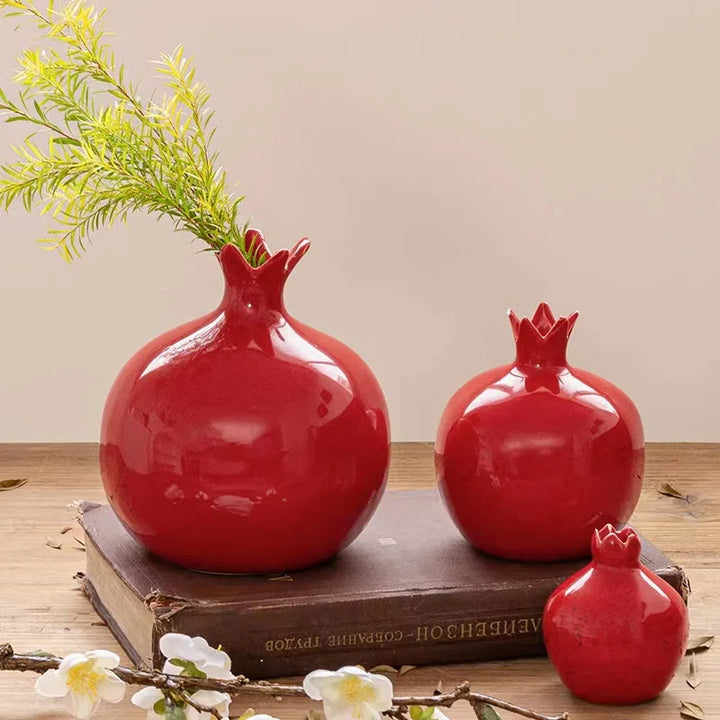 Keramisk Granateple Vase | Skanto