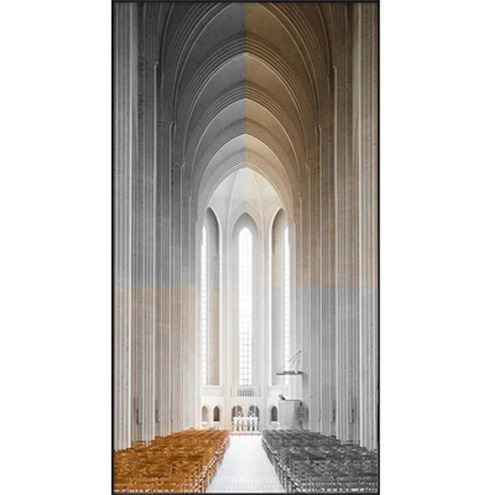 Modern Abstract Minimalist Arch Motifs Architecture Wall Art Fine Art Canvas Prints Pictures for Entry Hall Foyer Living Room Home Office Decor | Skanto