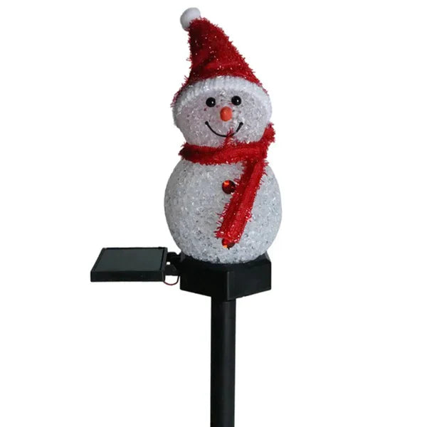Solar-Powered Snowman Lamp - SolarSnow | Skanto