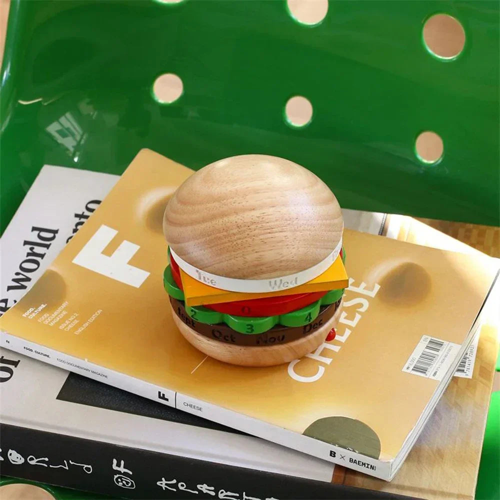 Roterende Tre Hamburger Dekorativ Kalender | Skanto