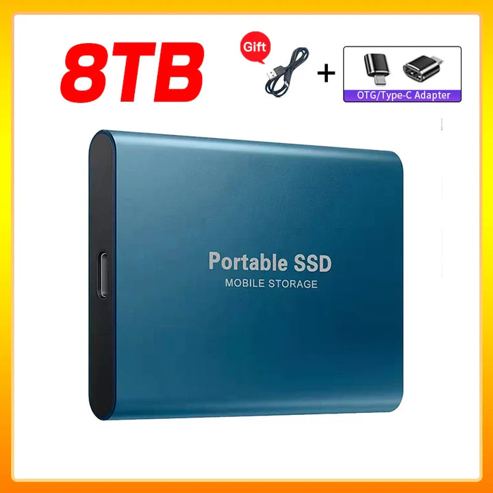 Skanto | Høyhastighets Ekstern Solid State Drive 1TB Bærbar Ekstern Harddisk ssd 2TB Ekstern harddisk ssd harddisk For Laptop Mac