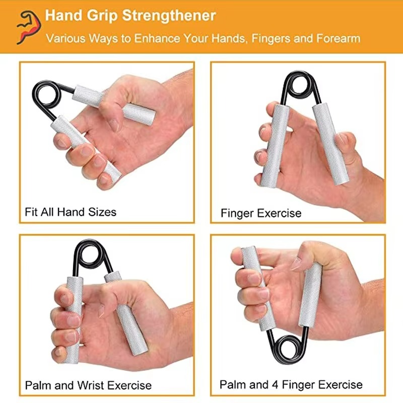 Skanto | Justerbart aluminium håndgrep styrketreningsapparat for finger- og armfitness