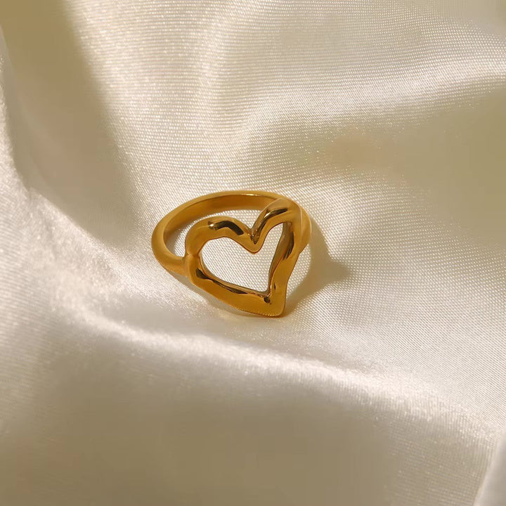 Skanto | 18k Smeltet Hjerte Ring
