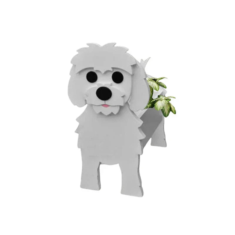 Skanto | Blomsterpotte - Pawsome - Hund Plantebeholder - Ulike Raser